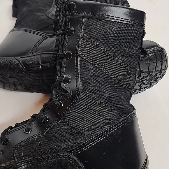 Tactical Research Belleville TR102 Leather Black Training Combat Boots Size 10W - Picture 10 of 15
